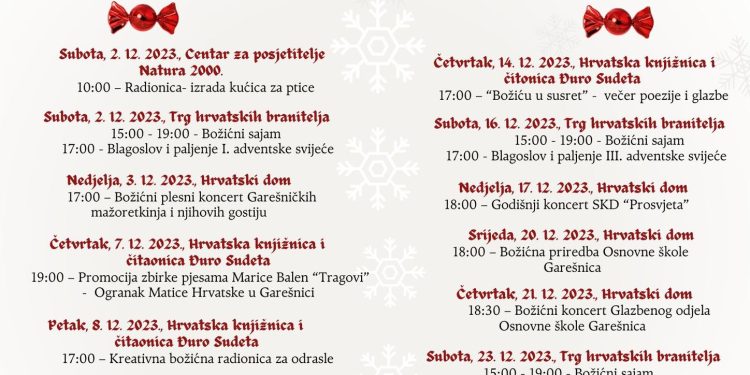 Advent u Garešnici