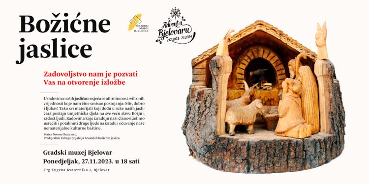 Izložba božićnih jaslica u bjelovarskom muzeju