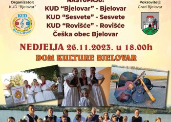 Dječji folklor Hrvatske u nedjelju u Bjelovaru