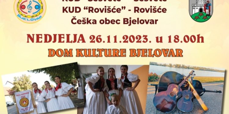 Dječji folklor Hrvatske u nedjelju u Bjelovaru