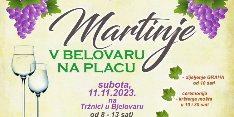 Martinje na bjelovarskoj tržnici uz grah i tradicionalnu ceremoniju, stižu i tamburaši