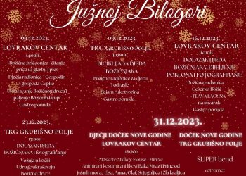 Biciklijada Djeda Božićnjaka na Adventu TZ Južna Bilogora