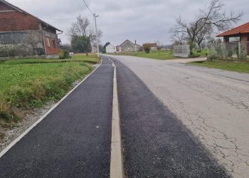 Završeni radovi na  nogostupu od Rovišća prema Kraljevcu