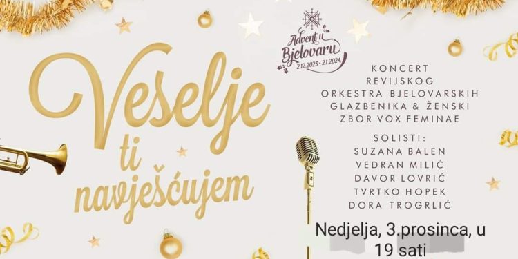 Umjesto danas, koncert Veselje ti navješćujem sutra