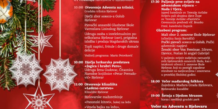 Sve je spremno za Advent u Bjelovaru