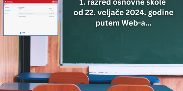 Novi model prijave budućih prvašića