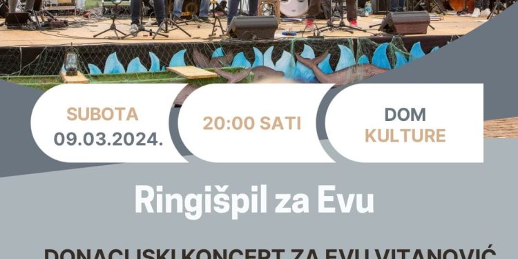 Donacijski koncert za Evu Vitanović