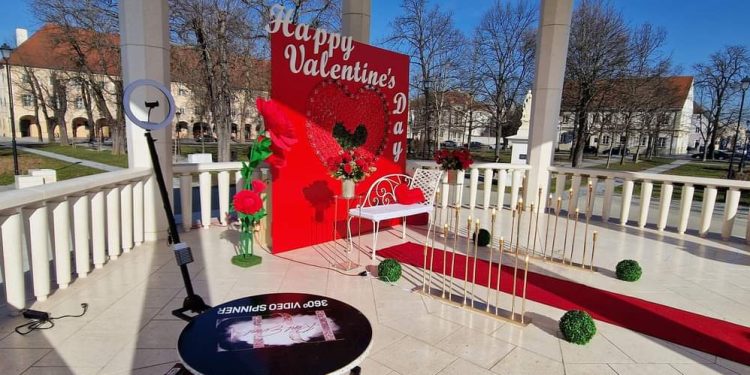 Poseban ugođaj za Valentinovo u središtu Bjelovara