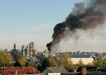 Gori kotlovnica u Kronospanu