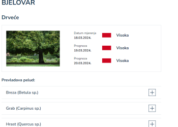 Krenula sezona alergija, a glavni proljetni alergen je pelud drveća