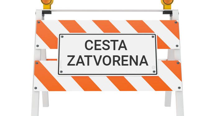 VAŽNO -Zatvorena prometnica zbog kvara stroja