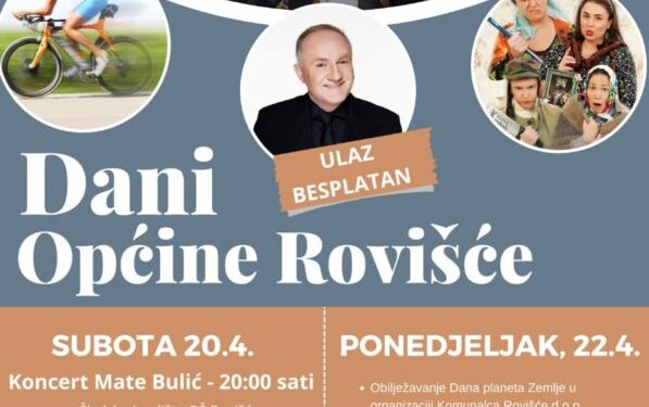 Višednevno obilježavanje Dana općine Rovišće, stiže Mate Bulić
