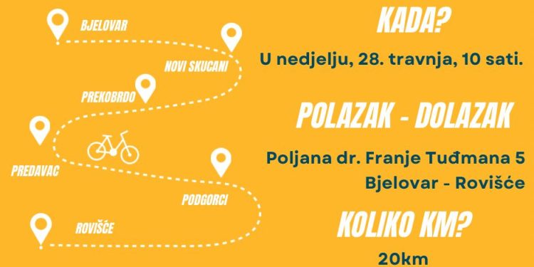 Još stignete na biciklijadu u Rovišće