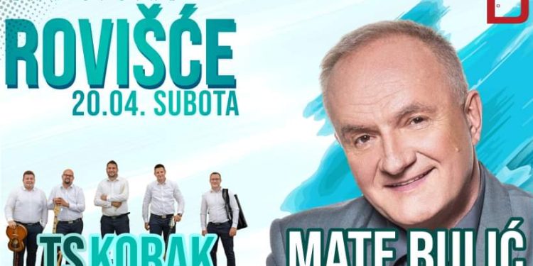 Sve je spremno za koncert Mate Bulića u Rovišću