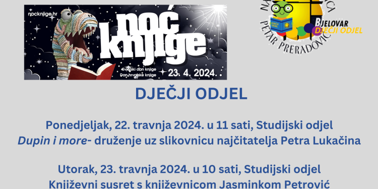 Noć knjige u bjelovarskoj knjižnici