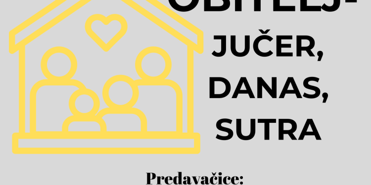 Obitelj jučer, danas, sutra predavanje u knjižnici