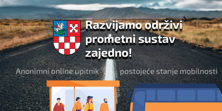Razvijamo održivi prometni sustav zajedno- online upitnik o prometnoj povezanosti u Županiji