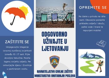 Služba civilne zaštite poziva na odgovorno ljetovanje