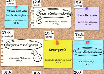 Koncerti u lipnju daruvarskih glazbenika