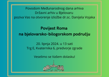 Državni arhiv poziva na zanimljivu izložbu