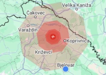 U Bjelovaru se osjetilo podrhtavanje tla