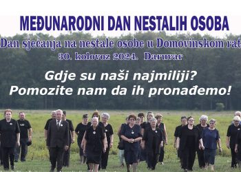 Danas je Međunarodni dan nestalih osoba- svečano obilježavanje u Daruvaru, dolazi i premijer Plenković