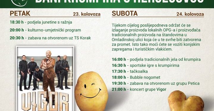 Sutra počinje popularna Krumpirijada u Hercegovcu