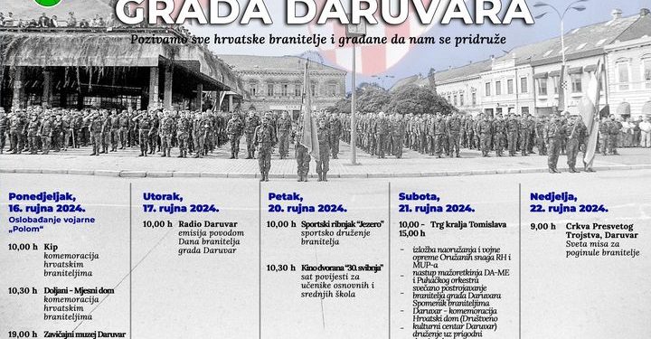 Daruvarčani obilježavaju 33. godišnjicu oslobađanja vojarne “Polom”