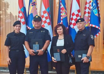 Spomenicom domovinske zahvalnosti odlikovano troje službenika Policijske uprave bjelovarsko-bilogorske