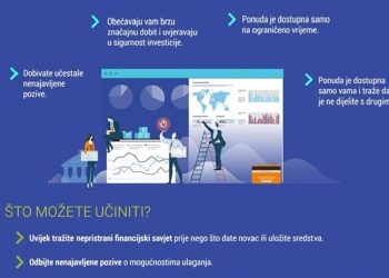 Upozorenje građanima – Ne nasjedajte na investicijske prijevare!