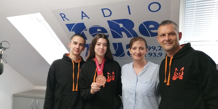 Gosti emisije najbolji bjelovarski taekwondoisti
