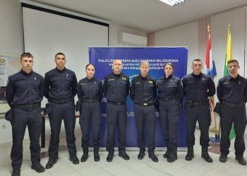 Načelnik policijske uprave Jakob Bukvić sa suradnicima poželio dobrodošlicu novim policijskim službenicima