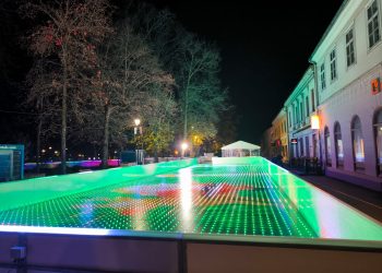 Klizalište u Bjelovaru – svjetlosni spektakl na ledu!
