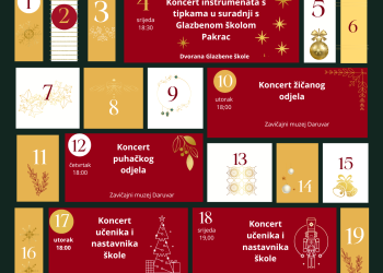 Daruvarska glazbena najavljuje koncerte u prosincu