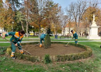 Krenula sadnja tulipana u središnjem bjelovarskom parku