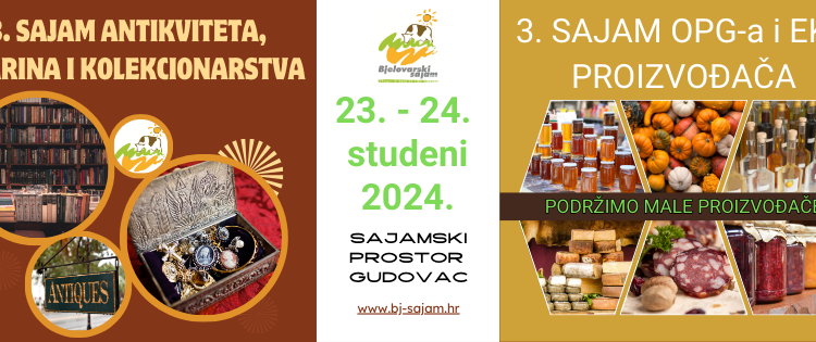 Ovog vikenda na sajamskom prostoru u Gudovcu održava se Sajam OPg-ova i Sajam antikviteta