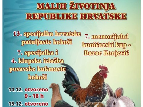 Ovog vikenda Državna izožba malih životinja