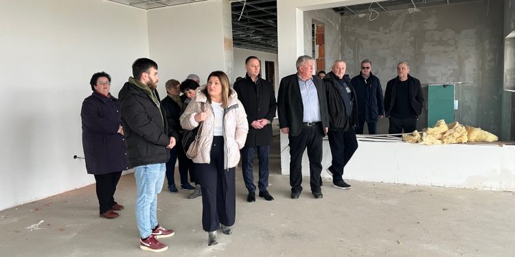 Izgradnja berečkog vrtića Radost pri završetku