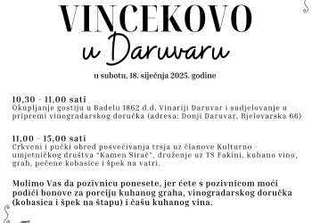 Sutra svi na pečeni špek i kobase u Daruvar, Vincekovo zove