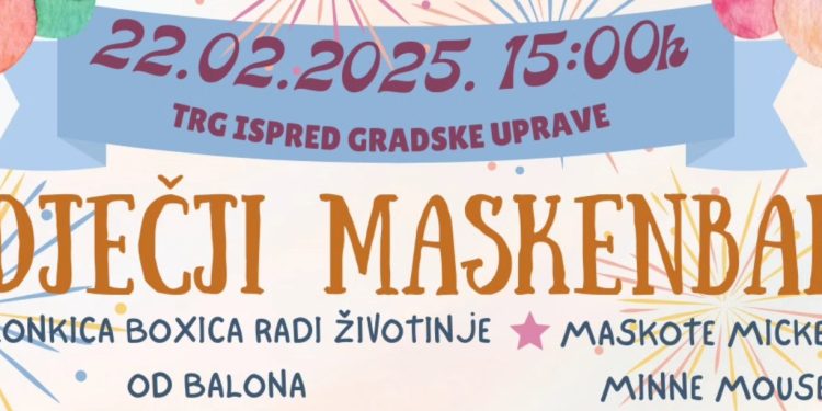 Male maškare sutra u Grubišnom Polju