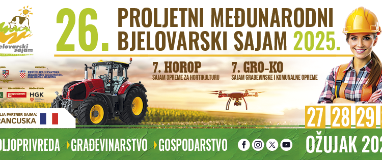 Sve je spremno za 26. Proljetni međunarodni bjelovarski sajam
