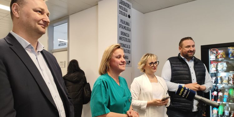 Župan Marko Marušić i zamjenik bjelovarskog gradonačelnika Igor Brajdić izmjerili očni tlak