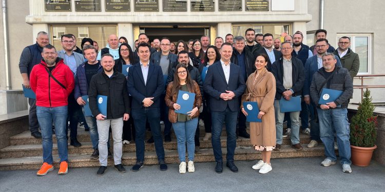 Marušić dodijelio ugovore poduzetnicima i obrtnicima vrijedne 136 tisuća eura