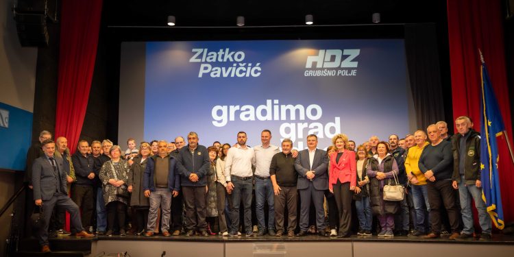 Gradimo Grad zajedno, poručio Zlatko Pavičić, kandidat HDZ-a za gradonačelnika Grubišnog Polja
