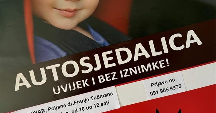 Zabrinjavajući rezultati kontrole dječjih sjedalica