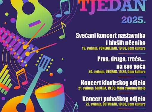 Zagrijte dlanove, počinje Glazbeni tjedan