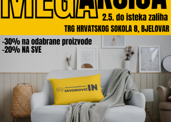MEGA AKCIJA u salonu namještaja Javorović IN