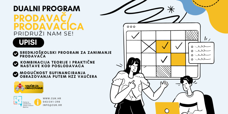 CUK Bjelovar po prvi put pokreće srednjoškolski program za prodavače – prijave već u tijeku