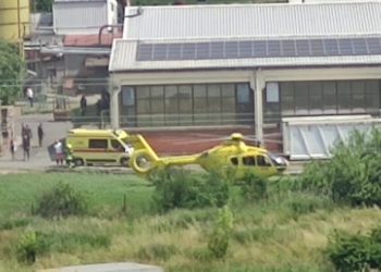 Ekplozija u Čazmi, stigla hitna helikopterska služba, stanje nije dobro