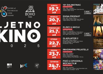 Filmske večeri pod zvijezdama vraćaju se u Boho park – Bjelovar ponovno postaje kino na otvorenom